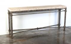 Modernist Iron Console Table 20th c  - 2717413