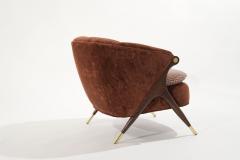 Modernist Karpen of California Lounge Chair C 1950s - 2815019