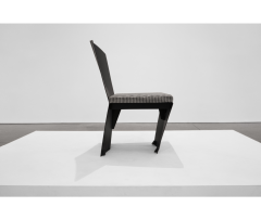 Modernist Metal Garden Chair with Dedar Milano Seat Cushion ca 1970s - 2891973