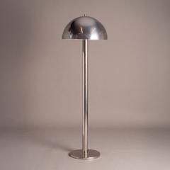 Modernist Mushroom Floor Lamp in Polished Aluminum - 4768207