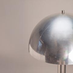 Modernist Mushroom Floor Lamp in Polished Aluminum - 4768208