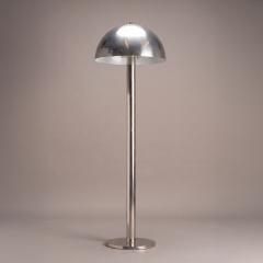 Modernist Mushroom Floor Lamp in Polished Aluminum - 4768211