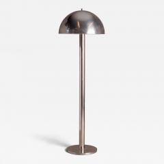 Modernist Mushroom Floor Lamp in Polished Aluminum - 4768894
