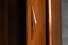 Modernist Oak Highboard Reconstruction Period France Circa 1955 - 4662653
