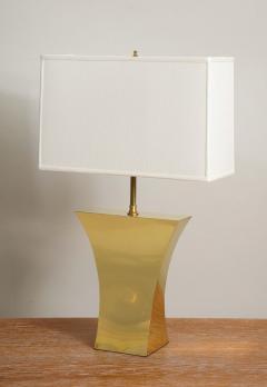Modernist Pair of Brass Table Lamps - 2067286