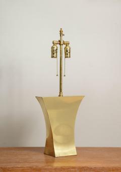 Modernist Pair of Brass Table Lamps - 2067290