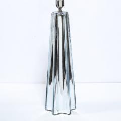 Modernist Pair of Handblown X Form Lamps in Handblown Murano Mercury Glass - 2551125