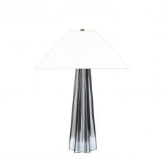 Modernist Pair of Handblown X Form Lamps in Handblown Murano Mercury Glass - 2660112