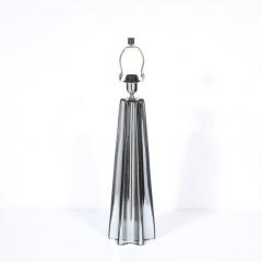 Modernist Pair of Handblown X Form Lamps in Handblown Murano Mercury Glass - 2660127