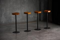 Modernist Pedestal Stool France Mid 20th Century - 4821394