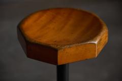Modernist Pedestal Stool France Mid 20th Century - 4821411