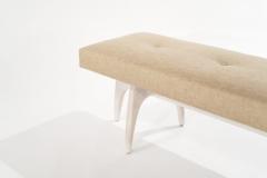 Modernist Sculptural White Oak Bench - 2651581