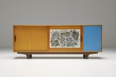 Modernist Sideboard with Ceramic Details 1950s - 2321796