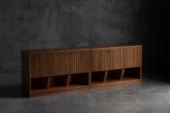 Modernist Slatted Credenza Italy 1960s - 4506314