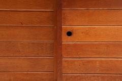 Modernist Stained Oak Cabinet - 437029