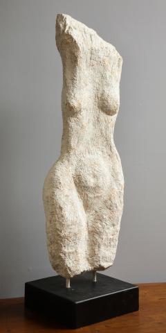 Modernist Stone Sculpture of a Female Nude Torso - 756484