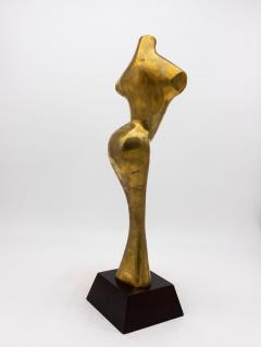 Modernist Style Female Brass Sculpture USA 1970s - 4291440