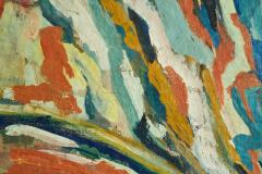 Modernist Table Scene Oil on Board 1960s - 4394758