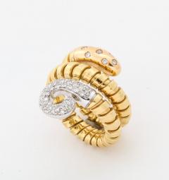 Modernist Turbogas Diamond Snake Ring - 3246927
