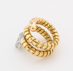 Modernist Turbogas Diamond Snake Ring - 3246929
