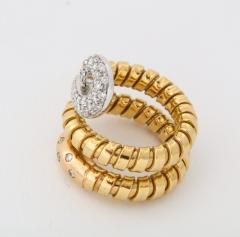 Modernist Turbogas Diamond Snake Ring - 3246933