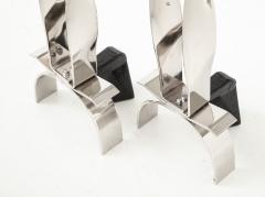 Modernist Twist Andirons - 866130