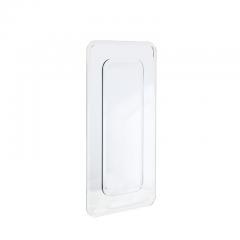 Modernist Two Tier Mirror w Rounded Beveled Edges Custom for High Style Deco - 3108985