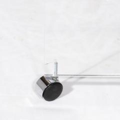 Modernist Vanity Table in Lucite Mirrored Glass - 3198038
