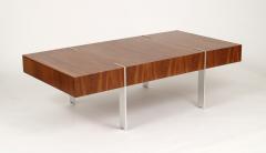 Modernist Walnut Coffee Table 1980s - 1184338