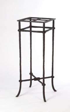 Modernist Wrought Iron Pedestal 20thc  - 4455994