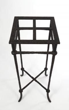 Modernist Wrought Iron Pedestal 20thc  - 4455996