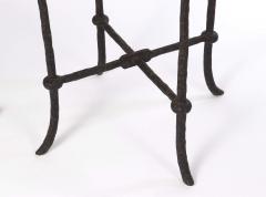 Modernist Wrought Iron Pedestal 20thc  - 4455999