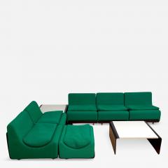 Modular Green Sofa Ensemble Orbis by Luigi Colani for COR Germany circa 1970 - 4816809