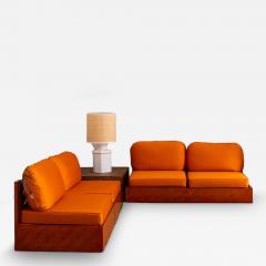 Modular Sofa Made of Pressed Bamboo 1980s - 4760154