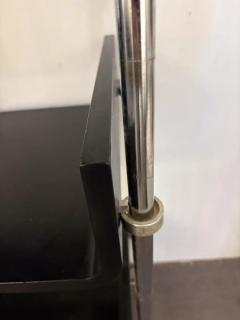 Modular Wall Unit by Michel Ducaroy Lacquered Wood and Steel France 1970s - 4546296