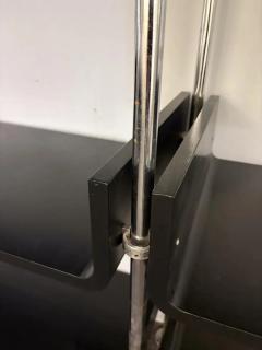 Modular Wall Unit by Michel Ducaroy Lacquered Wood and Steel France 1970s - 4546298