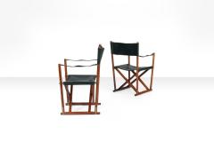 Mogens Koch Pair of Mogens Koch MK 16 foldable armchairs Denmark 1930s - 787755