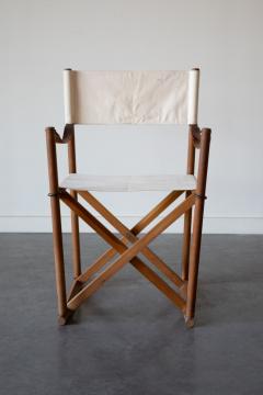Mogens Koch Set of 4 MK16 Folding Safari Chairs by Mogens Koch for Cado Denmark - 4580933