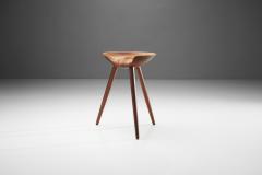 Mogens Lassen Mogens Lassen Stool in Solid Teak Mounted on Three Tapering Legs Denmark 1942 - 1432478