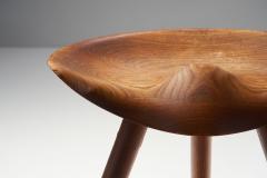 Mogens Lassen Mogens Lassen Stool in Solid Teak Mounted on Three Tapering Legs Denmark 1942 - 1432483