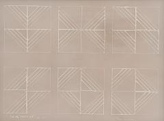 Mon Levinson American Op Art Lithograph Titled Six of Choice  - 4528732
