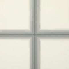Mon Levinson Mon Levinson Modernist Abstract Geometric Screen Print in Grey Squares - 3554289