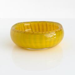 Mona Morales Schildt MONA MORALES SCHILDT GOLDEN GLASS BOWL KOSTA SWEDEN Scandinavian modern - 2426776