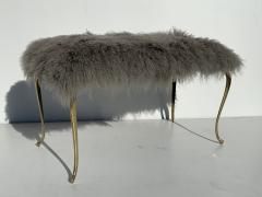 Mongolian Fur Bench Footrest - 865950