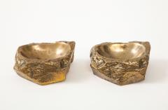 Monique Gerber Bronze Vide Poche Small Bowls by Monique Gerber France c 1970 - 3051822