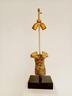 Monique Gerber Centurion torso bronze sculpture table lamp by Monique Gerber France 1970s - 832122