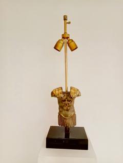 Monique Gerber Centurion torso bronze sculpture table lamp by Monique Gerber France 1970s - 832124