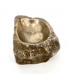 Monique Gerber Monique Gerber Bronze Vide Poche or Ashtray Abstract Rock Form - 893292