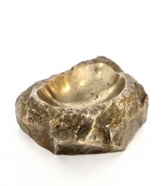 Monique Gerber Monique Gerber Bronze Vide Poche or Ashtray Abstract Rock Form - 893293