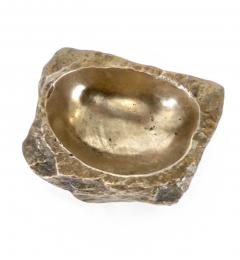 Monique Gerber Monique Gerber Bronze Vide Poche or Ashtray Abstract Rock Form - 893295